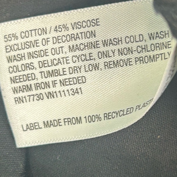 Knox Rose Womens SZ M Boho Black 3/4 Embroidered Puff Sleeve Ruffle Dress Summer - Picture 11 of 15